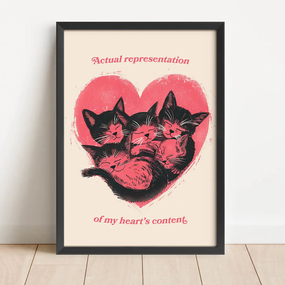 Représentation réelle du contenu de mon cœur