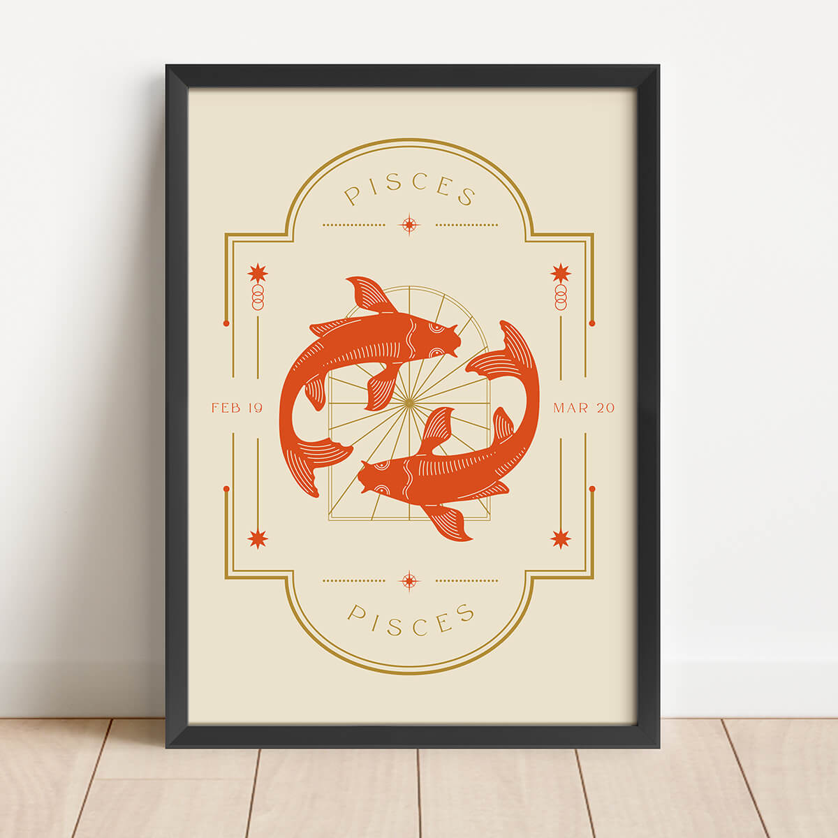 Zodiaque vintage - Poissons thumbnail-image-1