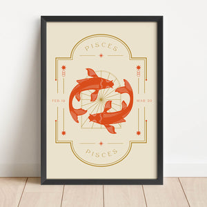 Zodiaque vintage - Poissons thumbnail-image-1